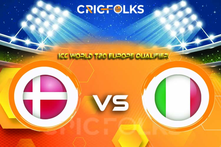 DEN vs ITA Live Score, ICC World Twenty20 Europe Qualifier, 2021 Live Score Updates, Here we are providing to our visitors DEN vs ITA Live Scorecard Today Match