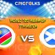 NAM vs SCO Live Score, ICC T20 World Cup Warm-Up Match 2021 Live Score Updates, Here we are providing to our visitors NAM vs SCO Live Scorecard Today Match in ..