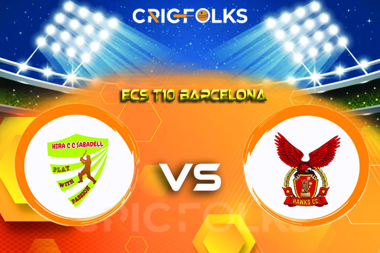 HIS vs HAW Live Score, ECS T10 Barcelona 2021 Live Score Updates, Here we are providing to our visitors HIS vs HAW Live Scorecard Today Match in our official...