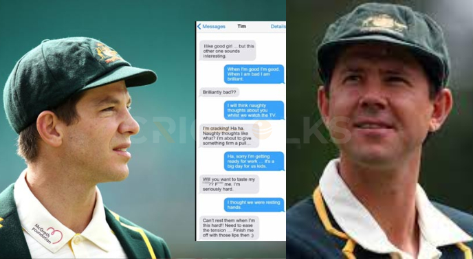 Ricky Ponting talks about Tim Paine's sexting scandal
