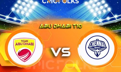 TAD vs CB Live Score, Abu Dhabi T10 League 2021 Live Score Updates, Here we are providing to our visitors TAD vs CB Live Scorecard Today Match in our official..