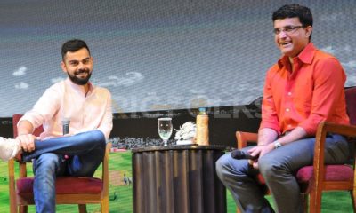 What is going on in between Kohli and Ganguly?