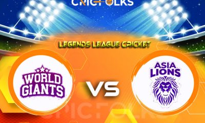 WOG vs ASL Live Score, Legends League Cricket 2022 Live Score Updates, Here we are providing to our visitors WOG vs ASL Live Scorecard Today Match in our offici