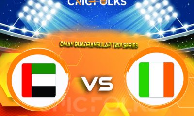 IRE vs UAE Live Score, Oman Quadrangular T20I Series 2022 Live Score Updates, Here we are providing to our visitors IRE vs UAE Live Scorecard Today Match in ou.
