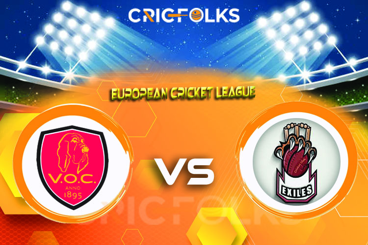 OEX VS VOC Live Score, European Cricket League 2022 Live Score Updates, Here we are providing to our visitors OEX VS VOC Live Scorecard Today Match in our ......