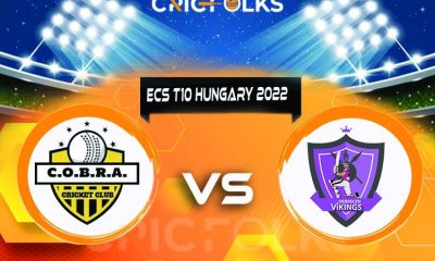 DEV vs COB Live Score, ECS T10 Hungary 2022 Live Score Updates, Here we are providing to our visitors DEV vs COB Live Scorecard Today Match in our official site