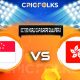 HK vs SIN Live Score, ICC T20 World Cup Europe Qualifier B 2022 Live Score Updates, Here we are providing to our visitors HK vs SIN Live Scorecard Today Match i