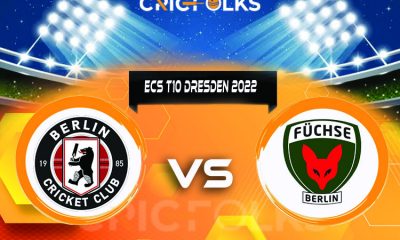 FBL vs BER Live Score, ECS T10 Dresden 2022 Live Score Updates, Here we are providing to our visitors FBL vs BER Live Scorecard Today Match in our official site