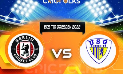 USGC vs BER Live Score, ECS T10 Dresden 2022 Live Score Updates, Here we are providing to our visitors USGC vs BER Live Scorecard Today Match in our official si