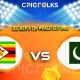 PAK vs ZIM Live Score, ICC Men’s T20 World Cup 2022 Live Score Updates, Here we are providing to our visitors PAK vs ZIM Live Scorecard Today Match in our offi.