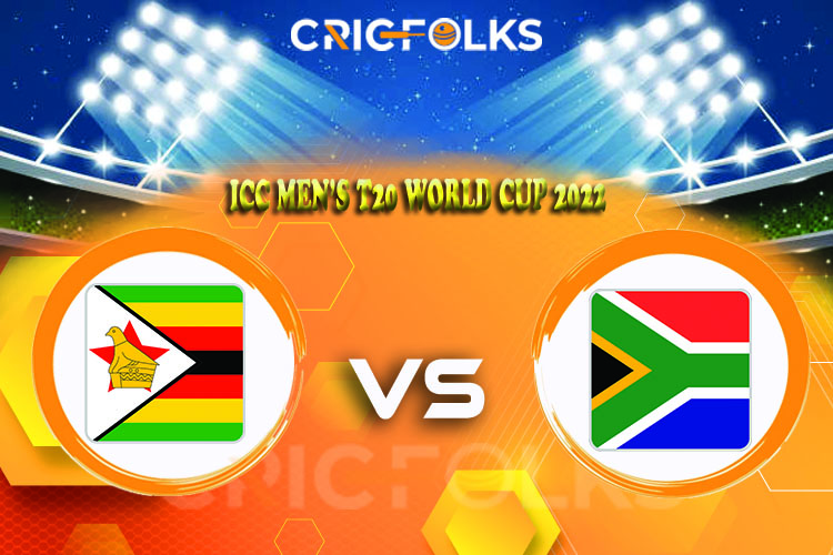 SA vs ZIM Live Score, ICC Men’s T20 World Cup 2022 Live Score Updates, Here we are providing to our visitors SA vs ZIM Live Scorecard Today Match in our officia