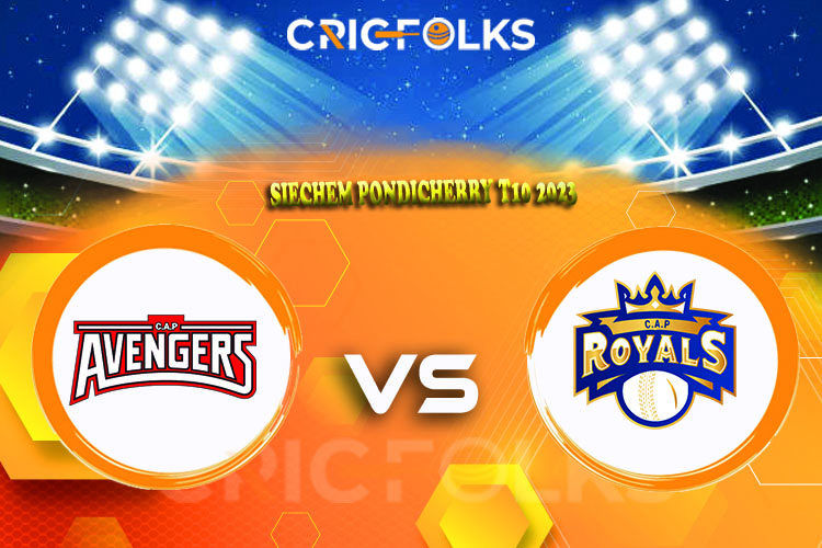 AVE vs ROY Live Score, Siechem Pondicherry T10 2023 Live Score Updates, Here we are providing to our visitors AVE vs ROY  Live Scorecard Today Match in our offi.