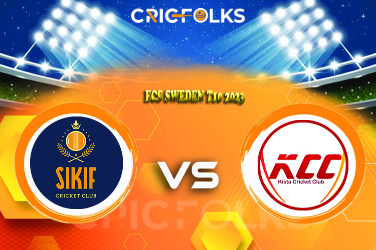 KCC vs SIK Live Score, ECS Sweden T10 2023 Live Score Updates, Here we are providing to our visitors KCC vs SIK Live Scorecard Today Match in our official site .