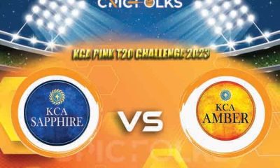 AMB vs SAP Live Score, KCA Pink T20 Challenge 2023 Live Score Updates, Here we are providing to our visitors AMB vs SAP Live Scorecard Today Match in our offici