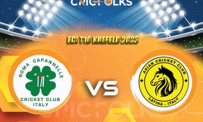ASL vs RC Live Score, ECS T10 Krefeld 2023 Here we are providing to our visitors ASL vs RC Live Scorecard Today Match in our official site www.cricfolks.com. Th
