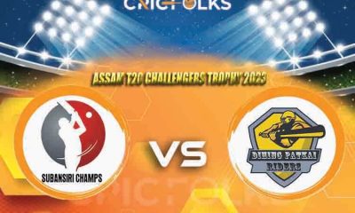 DPR vs SBC Live Score, Assam T20 Challengers Trophy 2023 Live Score Updates, Here we are providing to our visitors DPR vs SBC Live Scorecard Today Match in our .