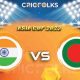 IND vs BAN Live Score, IND vs BAN Asia Cup 2023 Live Score Updates, Here we are providing to our visitors SL vs PAKLive Scorecard Today Match in our official s.