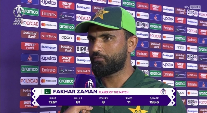 Back-to-Back Man of the Match Awards for Fakhar Zaman