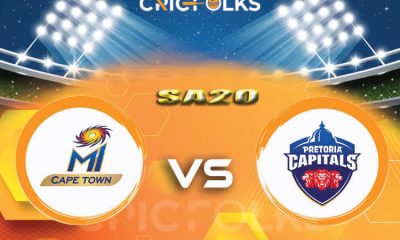 MICT vs PC Live Score, SA20 2024 Live Score Updates, Here we are providing to our visitors MICT vs PC Live Scorecard Today Match in our official site www.cr....