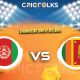 SL vs SL vs AFG Live Score, Afghanistan Tour of Sri Lanka 2024 Live Score Updates, Here we are providing to our visitors SL vs AFG Live Scorecard Today Match in our ..