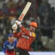 Which IPL team holds the record for most sixes in an inning?