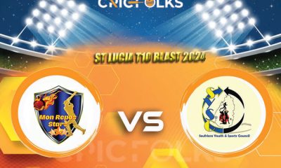 SSCS vs MRS Live Score, St Lucia T10 Blast 2024 Live Score Updates, Here we are providing to our visitors SSCS vs MRS Live Scorecard Today Match in our official